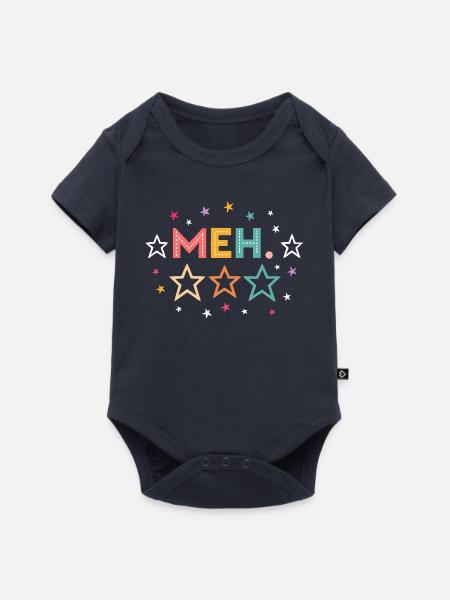 MEH Humor - Baby Premium Kurzarmbody - Navy