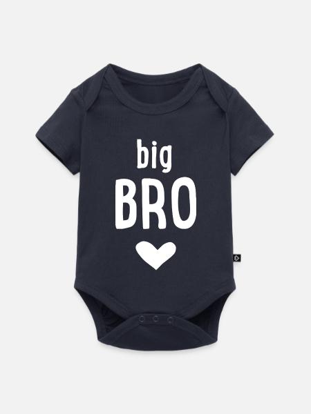 Big Bro - Baby Premium Kurzarmbody - Navy