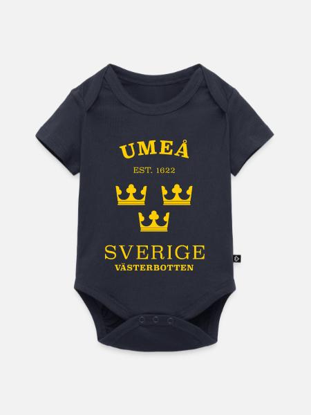 Umea Sverige Schweden - Baby Premium Kurzarmbody - Navy