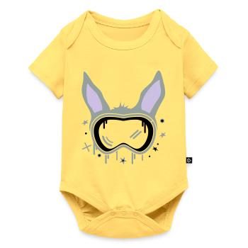 Ski Bunny - Baby Premium short-sleeve bodysuit - sky yellow - Front
