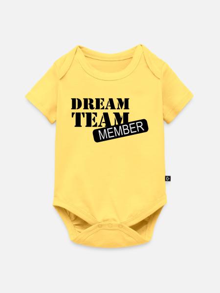 6061912 121196980 dreamteam - Baby Premium Kurzarmbody - Pastellgelb