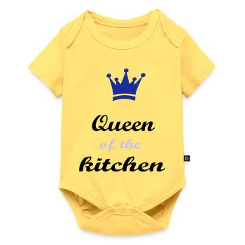Cook - Baby Premium short-sleeve bodysuit - sky yellow - Front