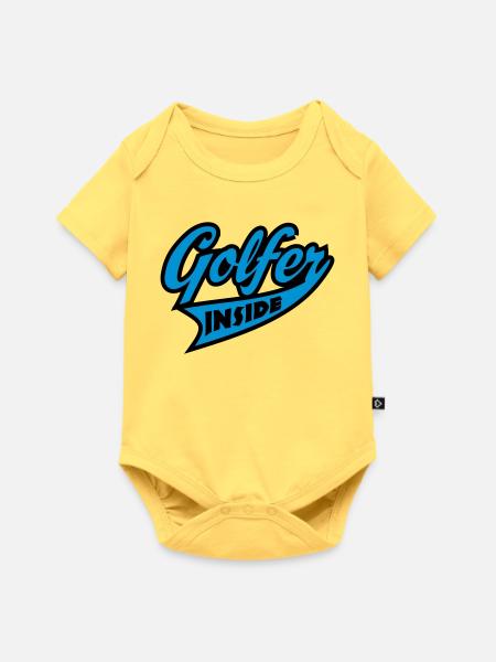 Golf - Baby Premium Kurzarmbody - Pastellgelb