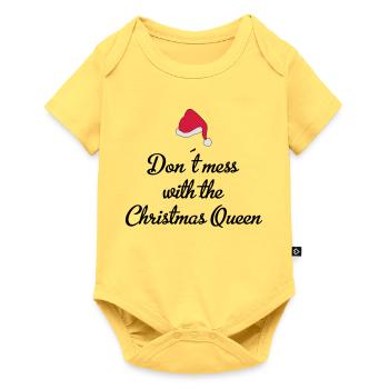 Christmas - Baby Premium short-sleeve bodysuit - sky yellow - Front