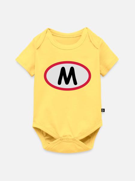 M - Genug ist genug - Baby Premium Kurzarmbody - Pastellgelb