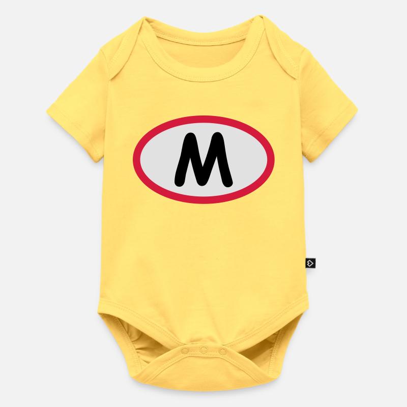 M - Y'en a marre - Body à manches courtes Premium Bébé - jaune pastel
