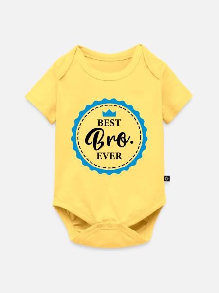 Bruder - Baby Premium Kurzarmbody - Pastellgelb