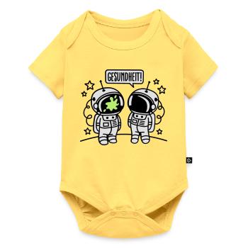 Gesundheit! - Baby Premium short-sleeve bodysuit - sky yellow - Front