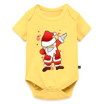 Dabbing Nicholas - Baby Premium short-sleeve bodysuit - sky yellow - Front