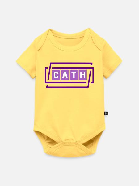 Cath - Baby Premium Kurzarmbody - Pastellgelb