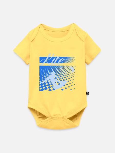 Kitsurfen - Baby Premium Kurzarmbody - Pastellgelb