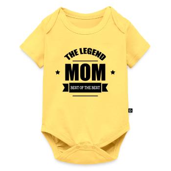 Die Legende der Mutter - Muttertag - Baby Premium Kurzarmbody - Pastellgelb - Vorne