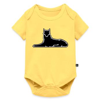Loup d’Itchkérie 2024 - Body à manches courtes Premium Bébé - jaune pastel - Devant