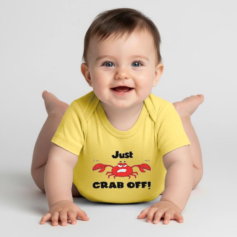 Einfach abhacken! - Eine gefährliche Krabbe, oder vielleicht eine lustige? Baby Premium Kurzarmbody