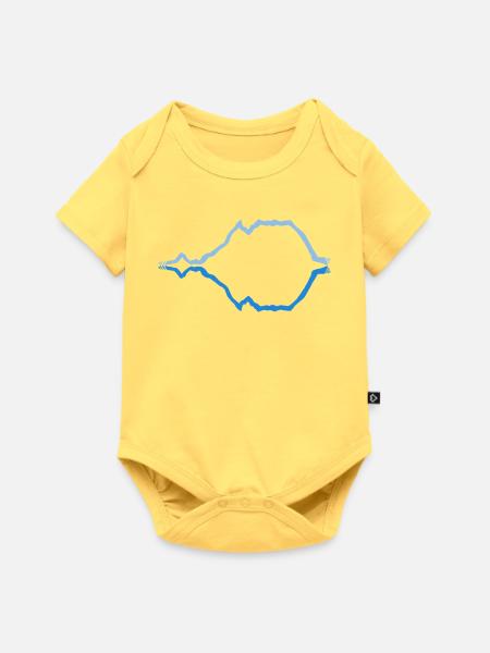 Grimming gespiegelt - Baby Premium Kurzarmbody - Pastellgelb