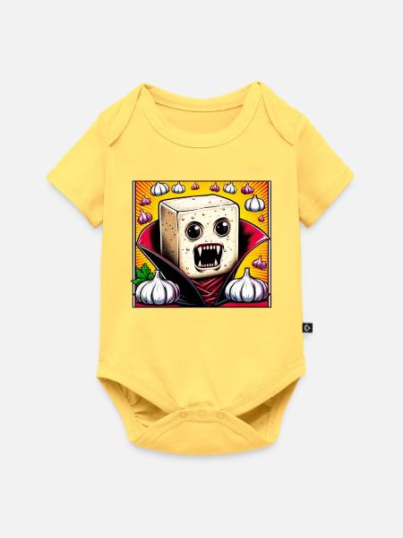 Graf Tofula - Baby Premium Kurzarmbody - Pastellgelb
