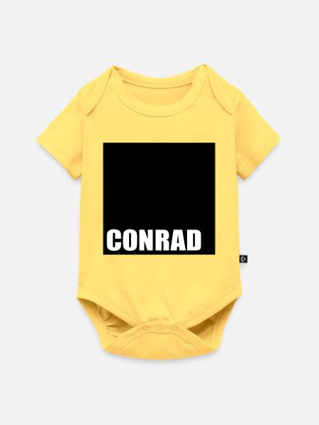 CONRAD - Baby Premium Kurzarmbody - Pastellgelb
