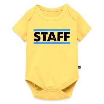 Staff - Baby Premium Kurzarmbody - Pastellgelb - Vorne