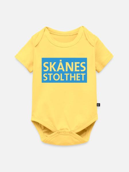 Der Stolz von Skåne - Baby Premium Kurzarmbody - Pastellgelb