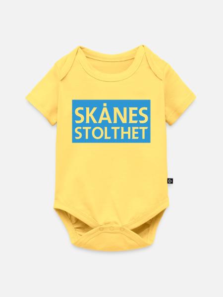 Der Stolz von Skåne - Baby Premium Kurzarmbody - Pastellgelb
