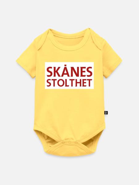Der Stolz von Skåne - Baby Premium Kurzarmbody - Pastellgelb