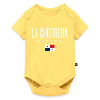 La Chorrera Panama Panamanian - Baby Premium short-sleeve bodysuit - sky yellow - Front