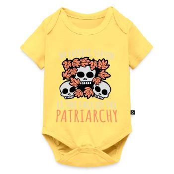 My Favorite Season Is The Fall Of The Patriarchy - Baby Premium short-sleeve bodysuit - sky yellow - Front