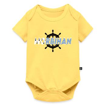 Morbihan - Baby Premium short-sleeve bodysuit - sky yellow - Front