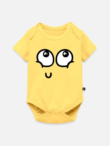 Surcharge de joie - Body à manches courtes Premium Bébé - jaune pastel