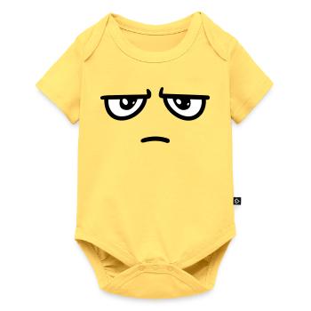not impressed - Baby Premium short-sleeve bodysuit - sky yellow - Front