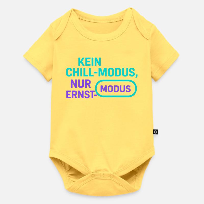 Mode Ernst Sans Chill - Body à manches courtes Premium Bébé - jaune pastel