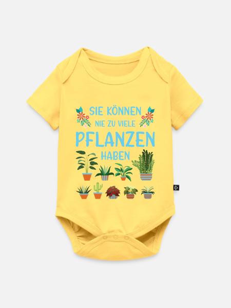 Gärtner Spruch Gärtnerei Hobbygärtner Kleingärtner - Baby Premium Kurzarmbody - Pastellgelb