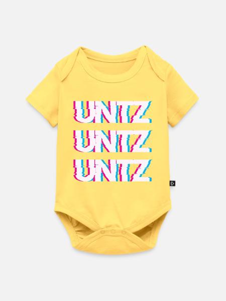 Hardtekk Tekk - Baby Premium Kurzarmbody - Pastellgelb