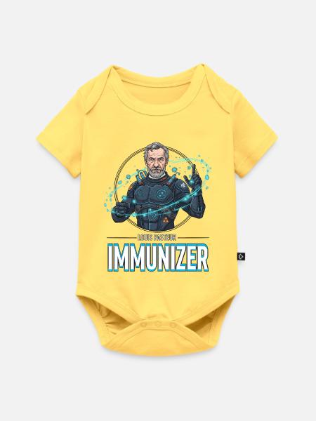Pasteur-Immunizer-Rüstung - Baby Premium Kurzarmbody - Pastellgelb