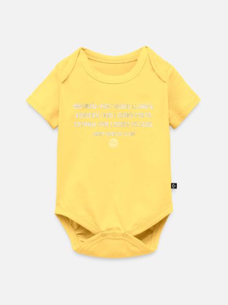 Nagel - Baby Premium Kurzarmbody - Pastellgelb