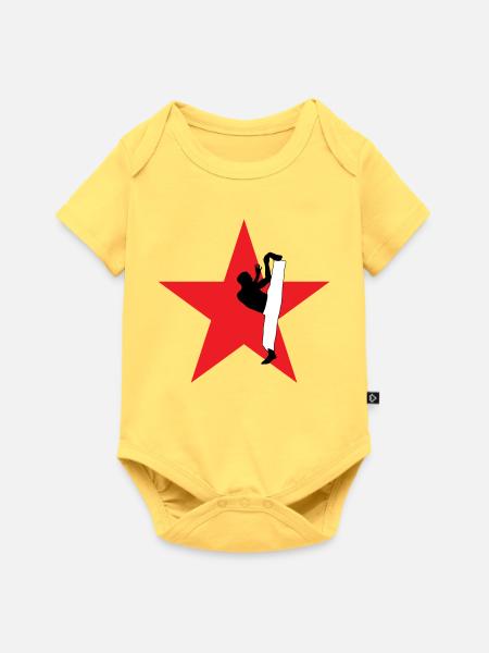 Capoeira – Kampf – Tanz - Baby Premium Kurzarmbody - Pastellgelb