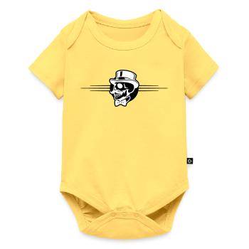 Groom Skeleton - Baby Premium short-sleeve bodysuit - sky yellow - Front