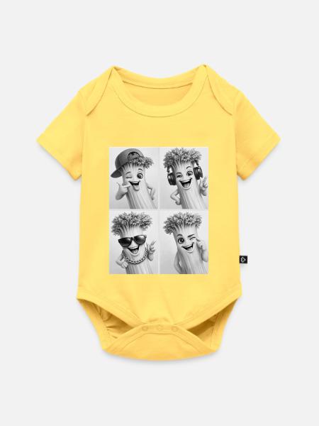 Celery - Baby Premium Kurzarmbody - Pastellgelb