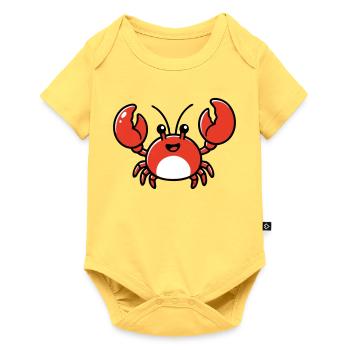 AI Human Fan Club - Baby Premium short-sleeve bodysuit - sky yellow - Front