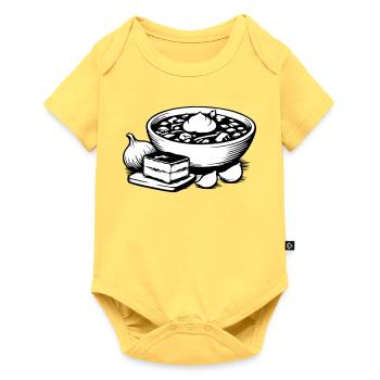 Borsch - Baby Premium short-sleeve bodysuit - sky yellow - Front