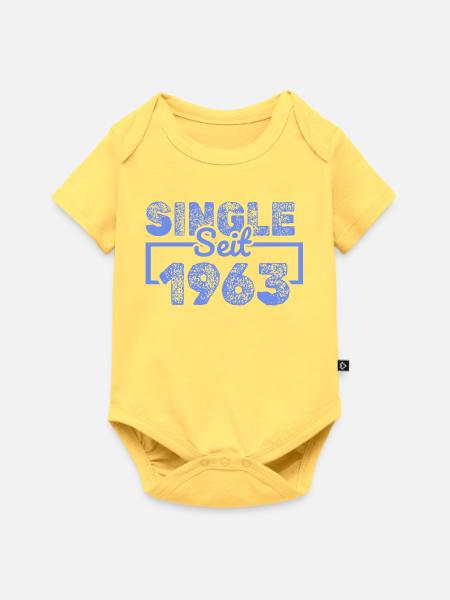 seit 1963 - Baby Premium Kurzarmbody - Pastellgelb