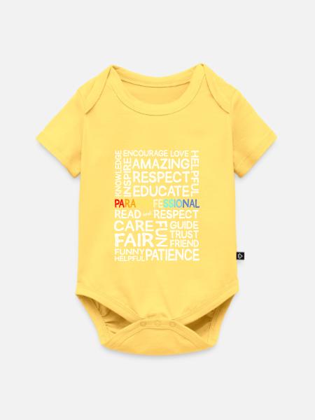 Paraprofessional Paraeducator Lehrerassistent - Baby Premium Kurzarmbody - Pastellgelb