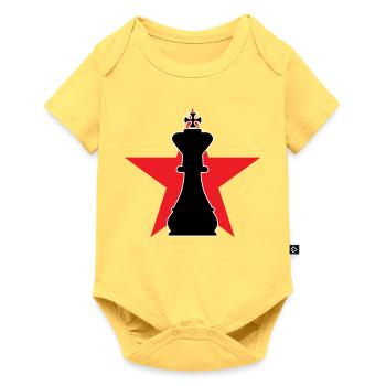 Strategist Grand Master Red Star - Baby Premium short-sleeve bodysuit - sky yellow - Front