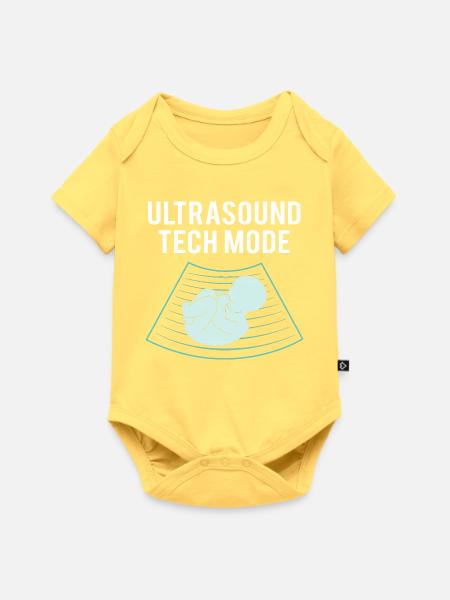 Ultraschalltechniker Ultraschall Techniker - Baby Premium Kurzarmbody - Pastellgelb