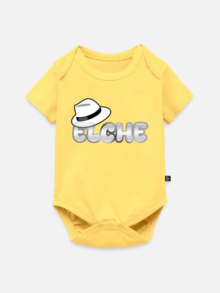Elche - Baby Premium Kurzarmbody - Pastellgelb