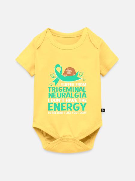 Trigeminusneuralgie - Baby Premium Kurzarmbody - Pastellgelb