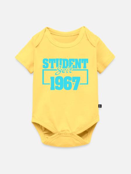 seit 1967 - Baby Premium Kurzarmbody - Pastellgelb