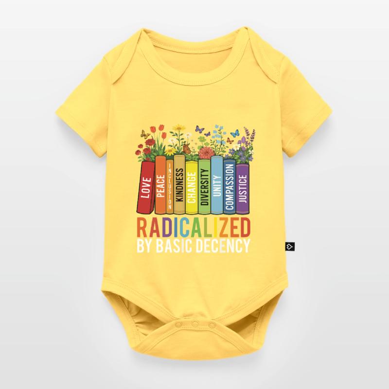 Radicalized Basic Decency Kindness Equality  Baby Premium short-sleeve bodysuit