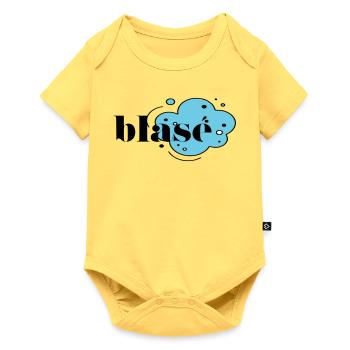 Blasé - Baby Premium Kurzarmbody - Pastellgelb - Vorne