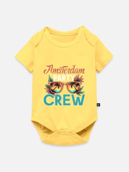 Amsterdam Crew - Baby Premium Kurzarmbody - Pastellgelb